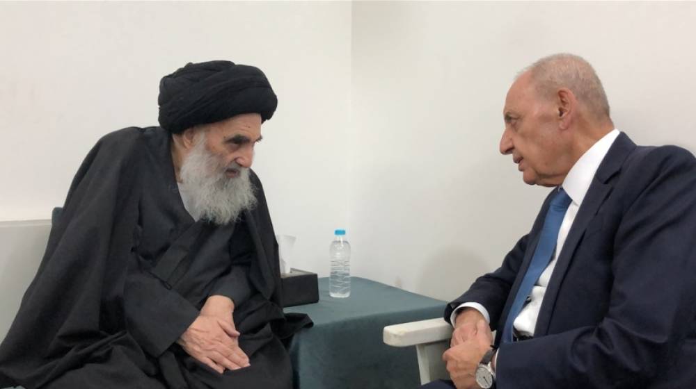 برّي اتصل بالسيستاني معزيًا بوفاة عقيلته