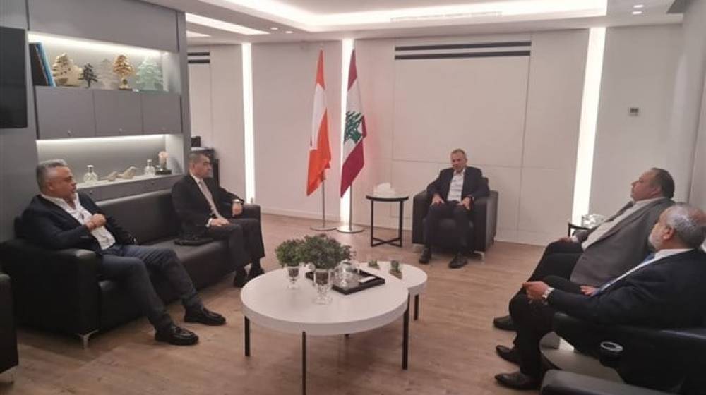 الوزير باسيل استقبل رئيس الحزب السوري القومي الاجتماعي... وهذا ما تم بحثه!
