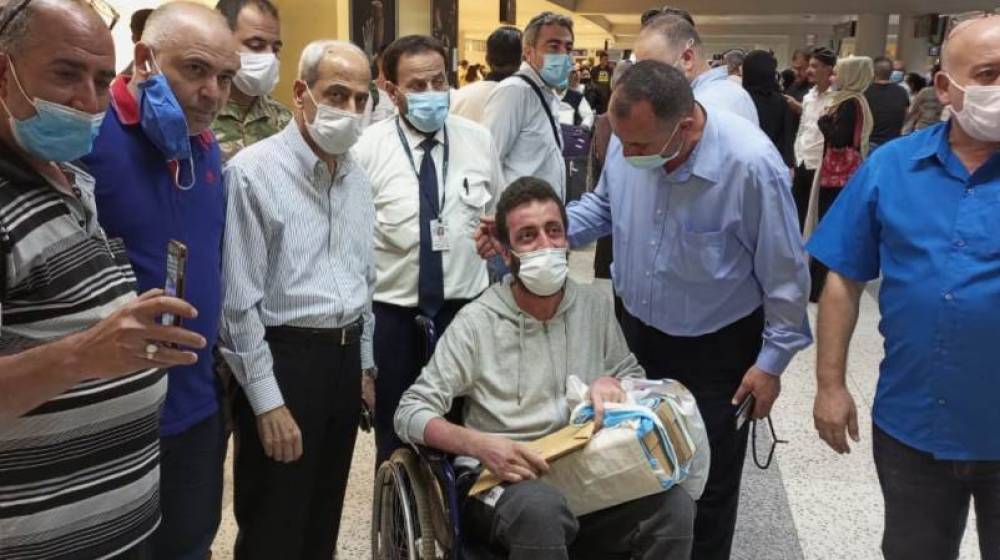 جريح التليل نادر شريف عاد من تركيا