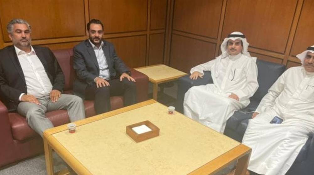 وفد اقتصادي كويتي وصل الى بيروت