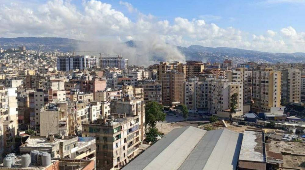 بالفيديو: عدوان اسرائيلي على الضاحية الجنوبية