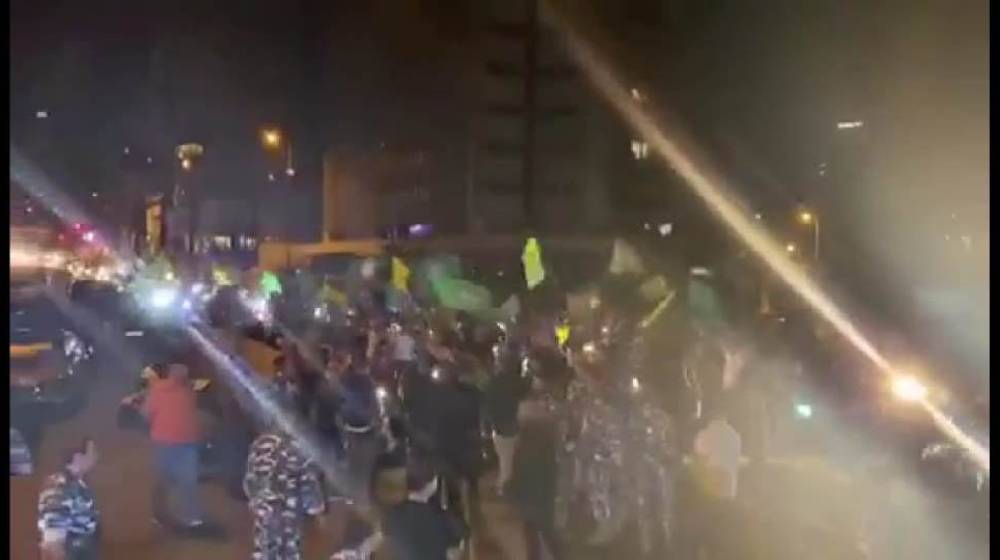 بالفيديو: عين التينة ″تغلي″.. هتافات مناصرة لبرّي