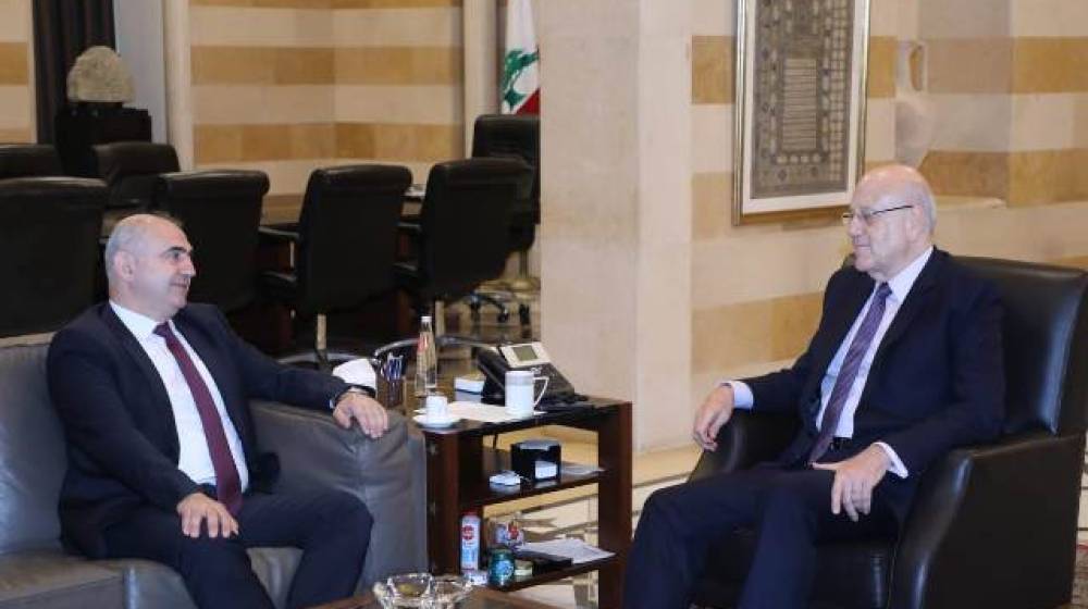 ميقاتي يثمّن الدعم الكامل الذي يقدمه العراق للبنان في مختلف المجالات