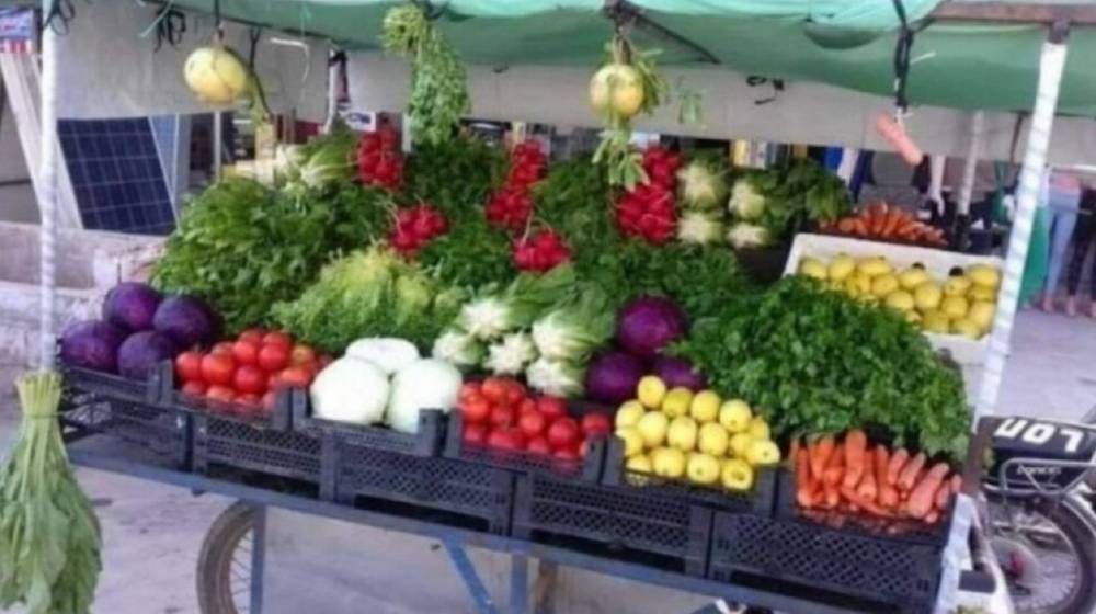 اعتصام لأصحاب عربات الخضار