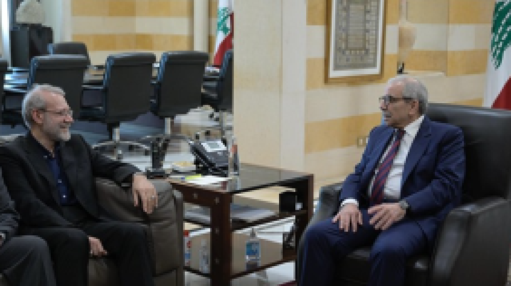 سلام استقبل لاريجاني: العلاقات اللبنانية – الإيرانية ينبغي أن تقوم على أسس الاحترام المتبادل