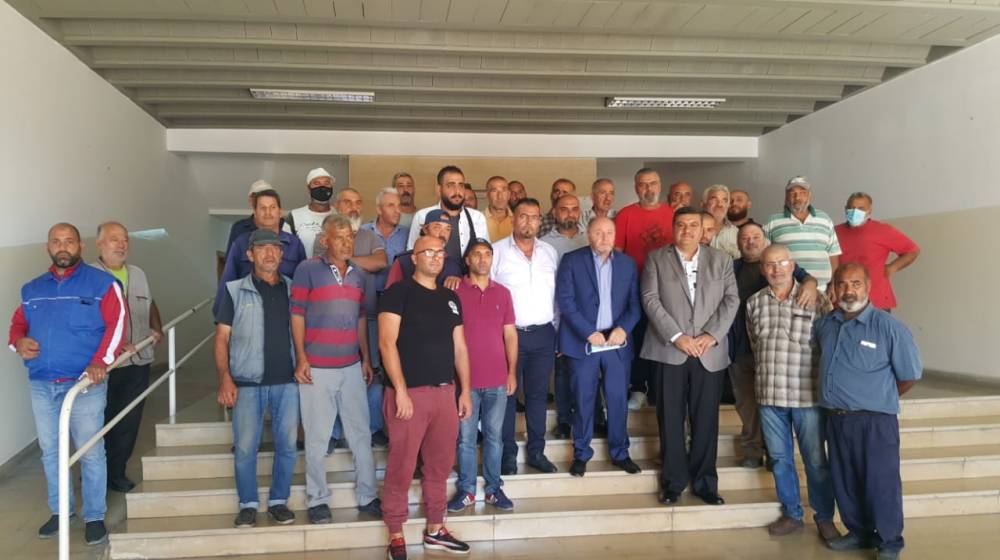 الاسمر جال على نقابات عمال بلديتي طرابلس والميناء ومركز ضمان طرابلس: نؤكد حقوق العمال في القطاعين العام والخاص