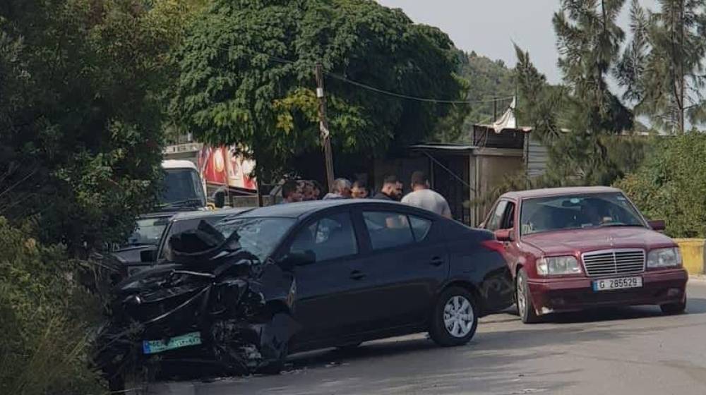 ثلاثة جرحى في حادث سير في الضنية