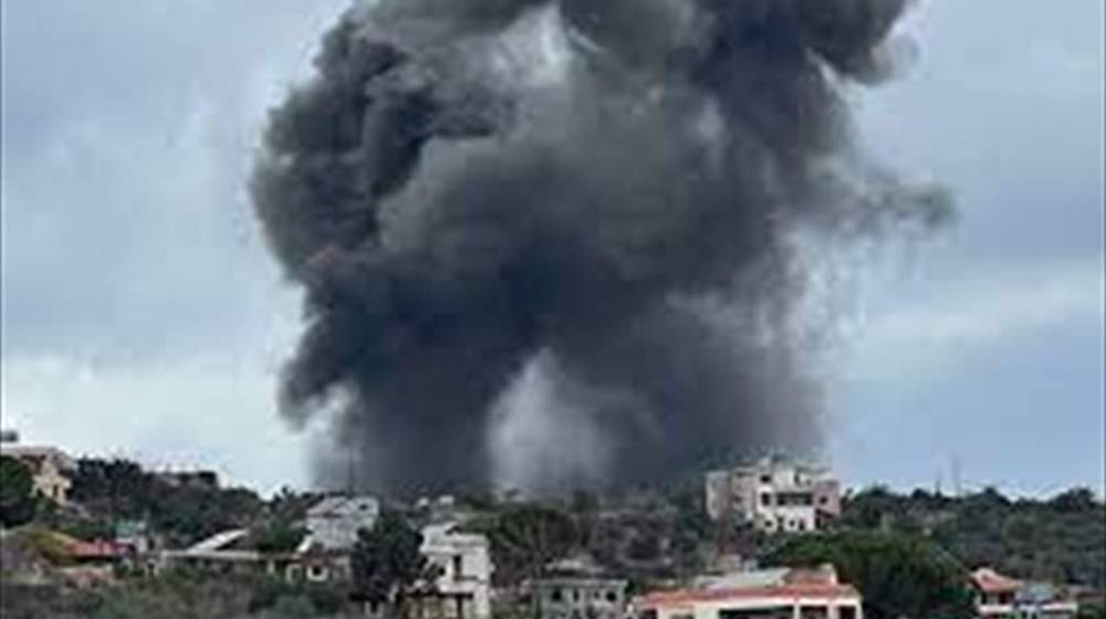 جرحى بينهم لبناني بغارة على آلية لليونيفيل في رميش