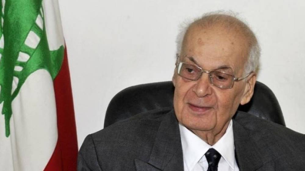 وفاة الرئيس السابق للحكومة سليم الحص