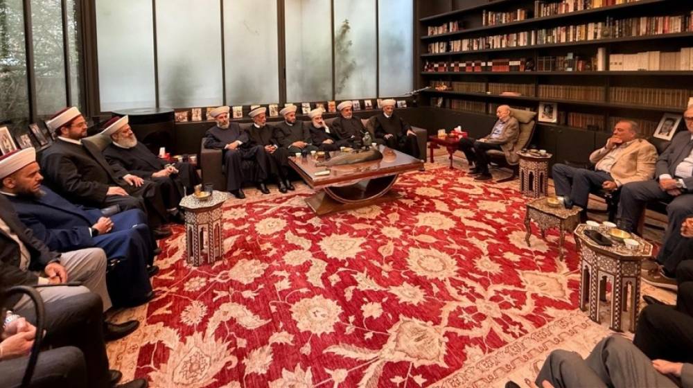 دريان: “الله يديم الوفاق بيننا وبين وليد بيك”