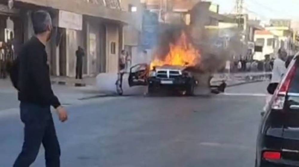 فيديو يوثق لحظة استهداف قيادي الجماعة بصاروخ اسرائيلي في البقاع