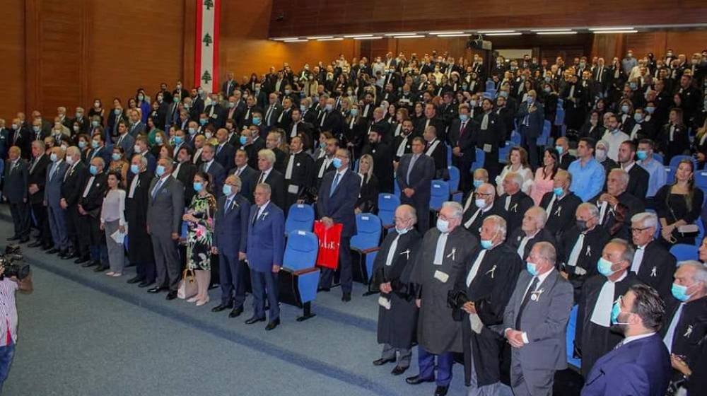 النقيب المراد إفتتح فعاليات المئوية الأولى لنقابة المحامين في طرابلس