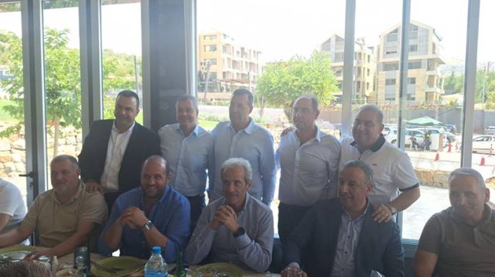 بالصور: المحامي طوني مرعب يكرم المحامي جورج الخوري