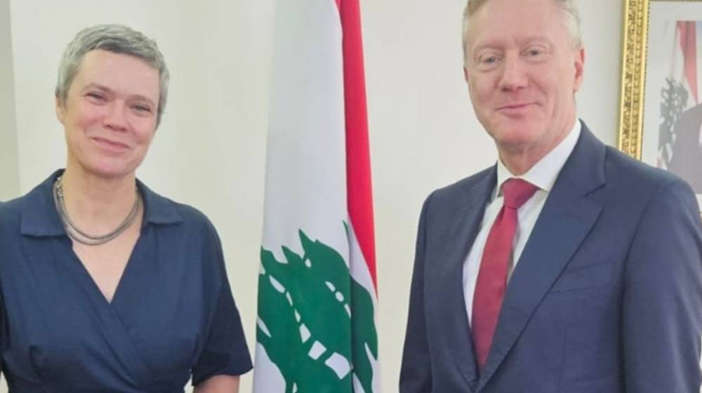 رجي بحث وسفيرة الاتحاد الأوروبي عودة النازحين السوريين