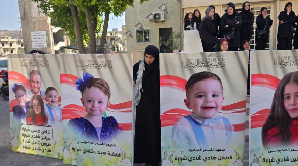 بالصور: تشييع شهداء مجزرة بنت جبيل