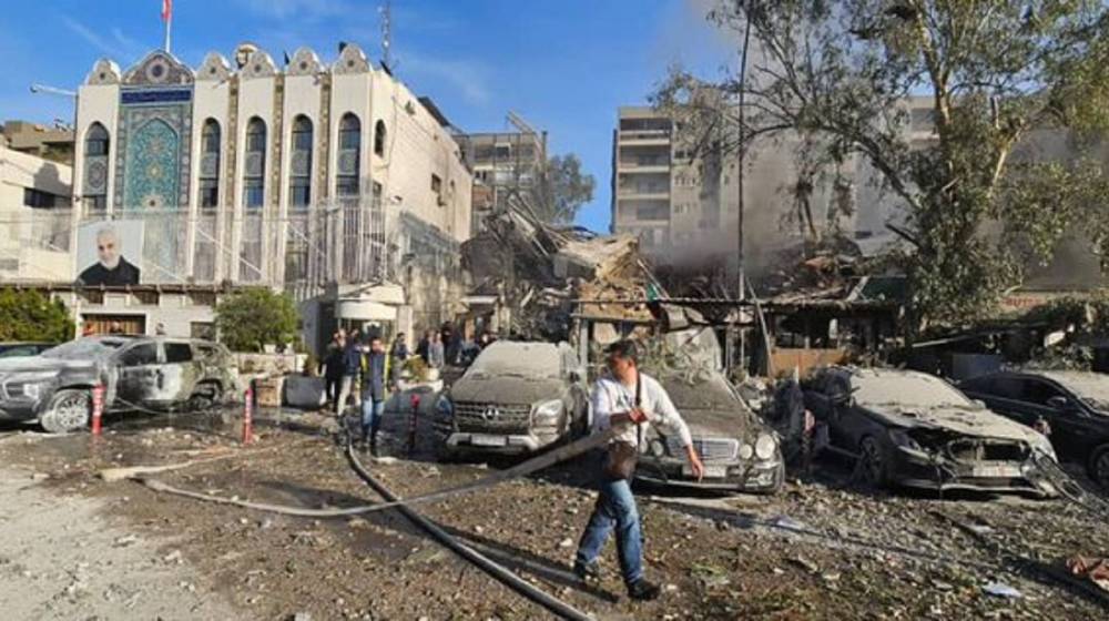بينهم لبناني.. ارتفاع حصيلة الهجوم على قنصلية إيران في دمشق