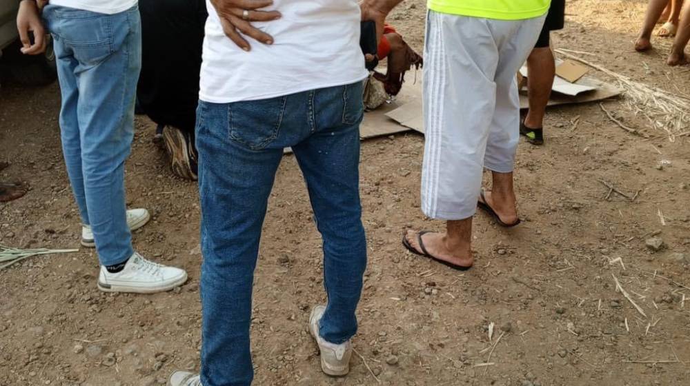بترت قدمه نتيجة انفجار لغم ارضي عند الحدود اللبناني