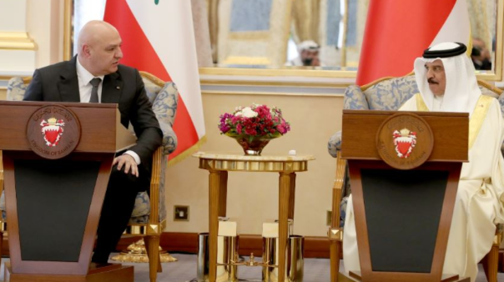 بيان مشترك عن اجتماع القمة البحرينية – اللبنانية: المملكة تساند لبنان لاستعادة دوره غير القابل للتبدل