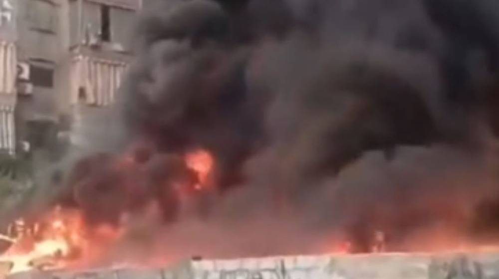 ّبالفيديو: حريق كبير في بيروت.. والأهالي يُناشدون الدفاع المدني